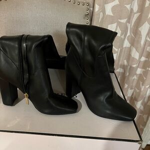 Guess Black Heeled Boots